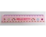 YES R�gua Pl�stica Hello Kitty Desenhos 15 cm